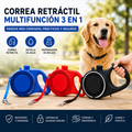 Correa 3 en 1 para Perros: Agua, Bolsas y Paseo en un Solo Accesorio