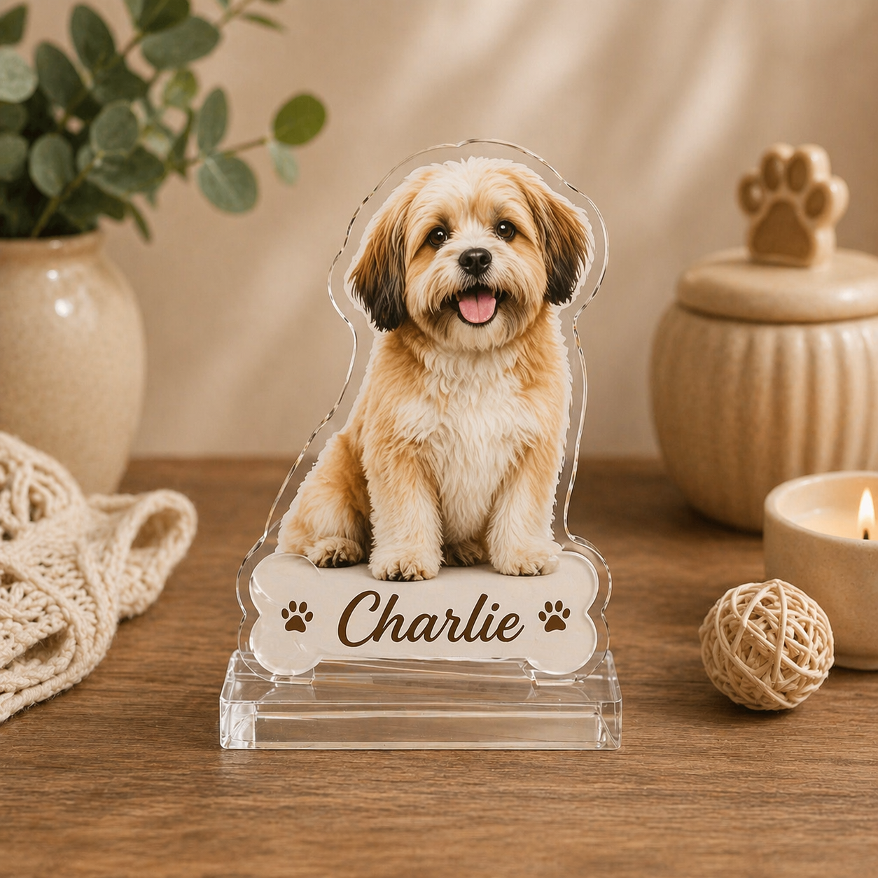 Figura Personalizada de Mascota en Acrílico