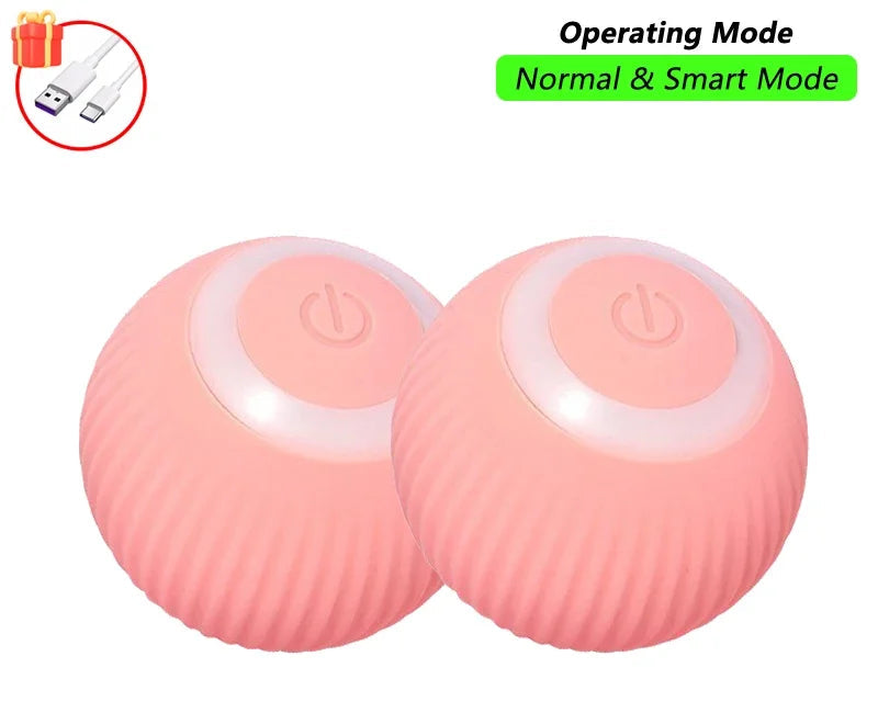 Pelota Interactiva Automática para Perros y Gatos con Cola y Movimiento Inteligente