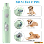 Lima Eléctrica de Uñas para Perros y Mascotas Recargable por USB