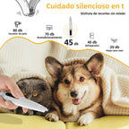 Recortador de Pelo para Patas de Mascotas con Luz LED