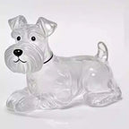 Llavero Transparente para Guardar Pelo de Mascota con Diseño de Perrito