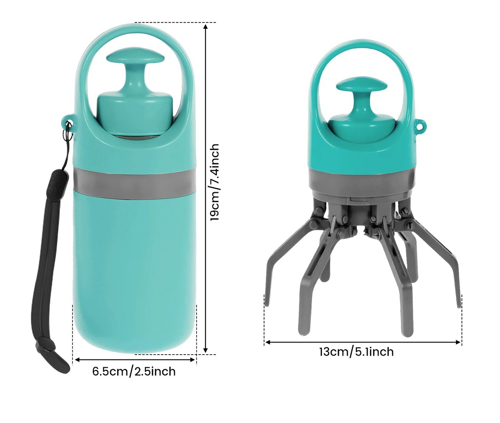 Recogedor Portátil de Excrementos para Mascotas con Bolsa Integrada