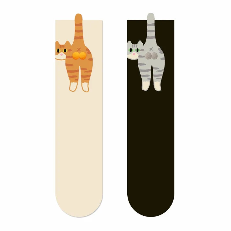 Calcetines Divertidos de Gato en 3D